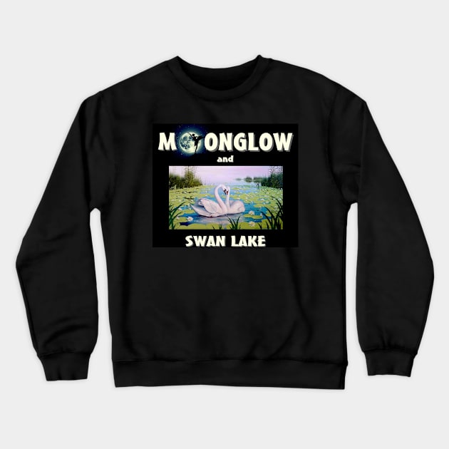 Moonglow abd Swan Lake Ballet Abstract Print Crewneck Sweatshirt by posterbobs